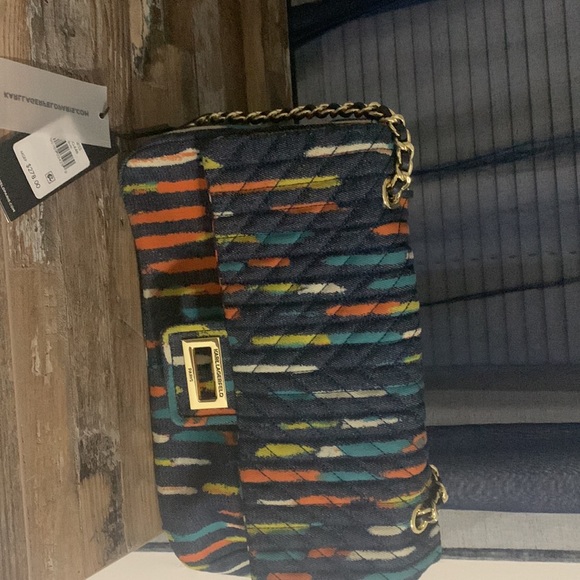 Denim multi color handbag - Picture 2 of 3